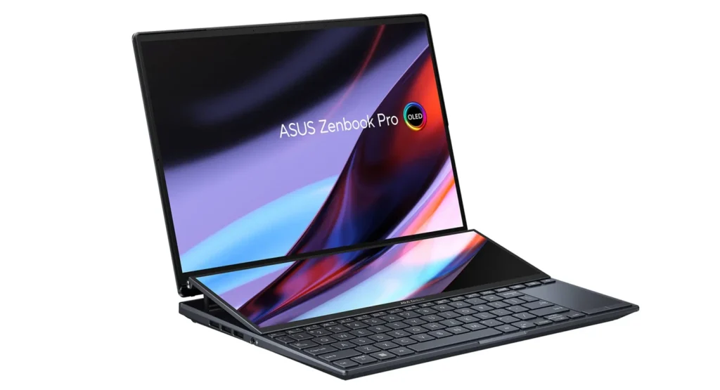 لپ تاپ ایسوس  مدل Zenbook Pro 14 Duo OLED UX8402VU i7 13700H 16GB 1TB RTX4050