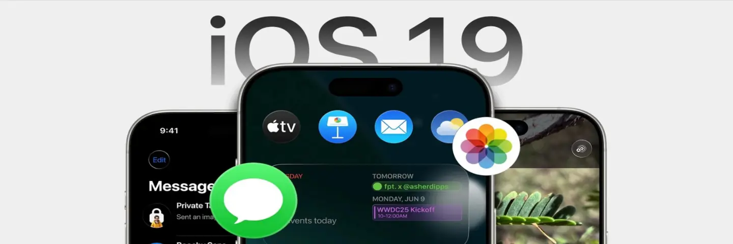 طراحی جدید iOS 19؛ الهام‌گرفته از visionOS