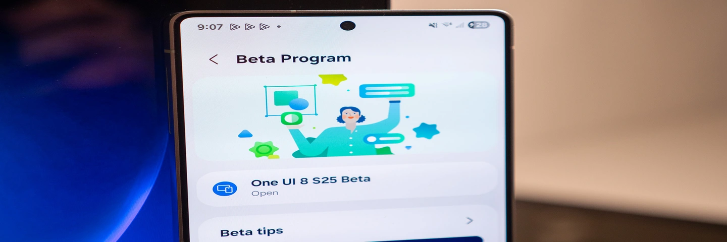 سامسونگ در آستانه عرضه نسخه بتای One UI 8 برای پرچم ‌داران جدیدش