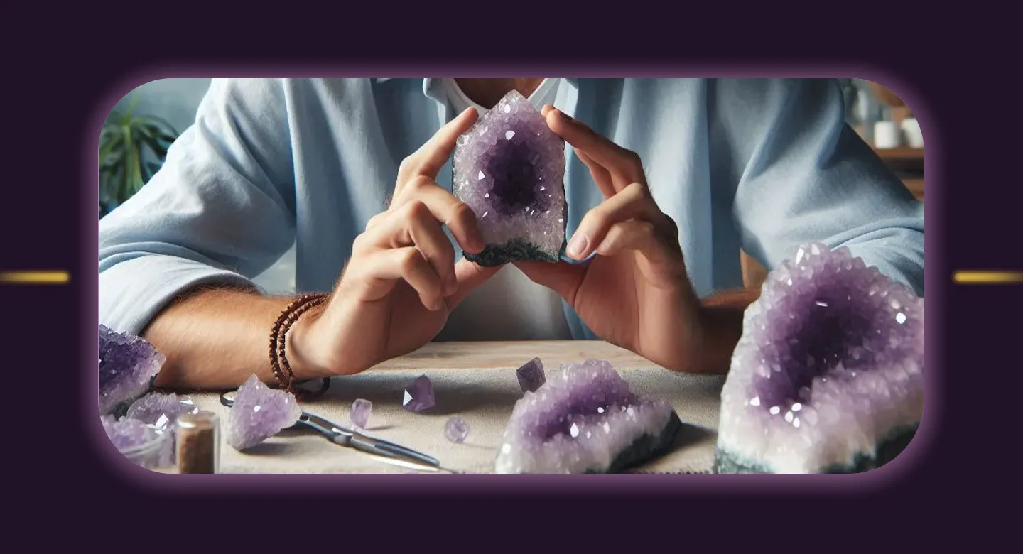 آمیتیست سنگی زیبا، کاربردی و نمادین