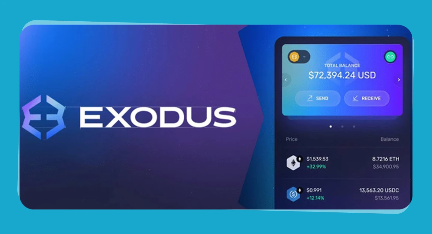 کیف پول اگزوداس (Exodus) : یک کیف پول جامع با امکانات پیشرفته
